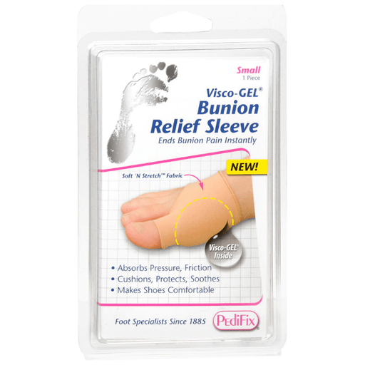 PediFix PediFix Visco-Gel Bunion Relief Sleeve Small Bunion Relief Sleeve White Smoke