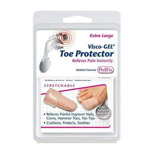 PediFix PediFix-Visco-Gel Toe Protector-Large Toe Protector Light Gray