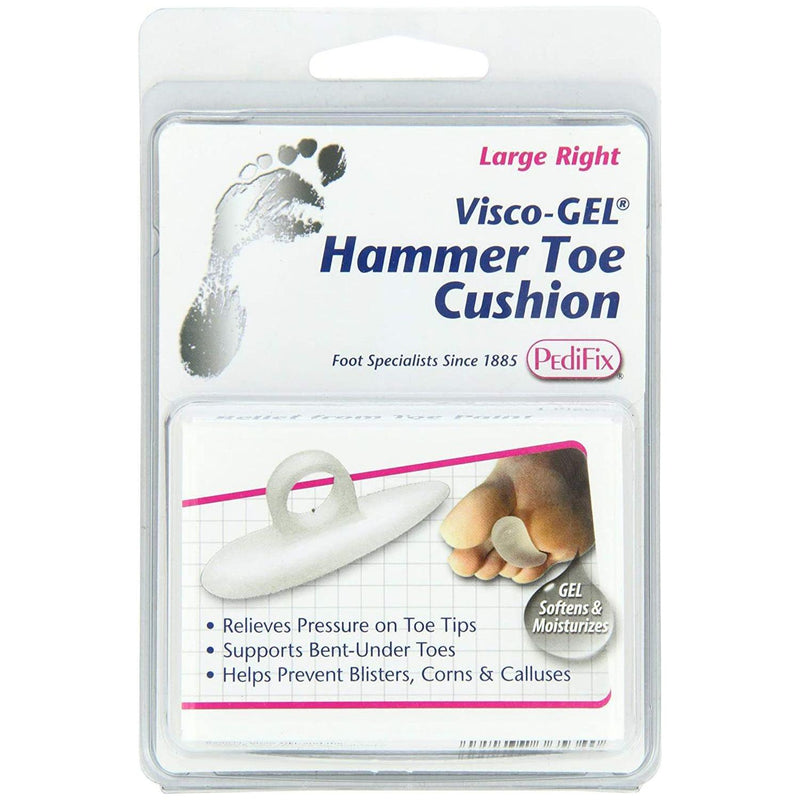 PediFix PediFix Visco-Gel Hammer Toe Cushion Large Right 1 ea Foot Care Product Lavender