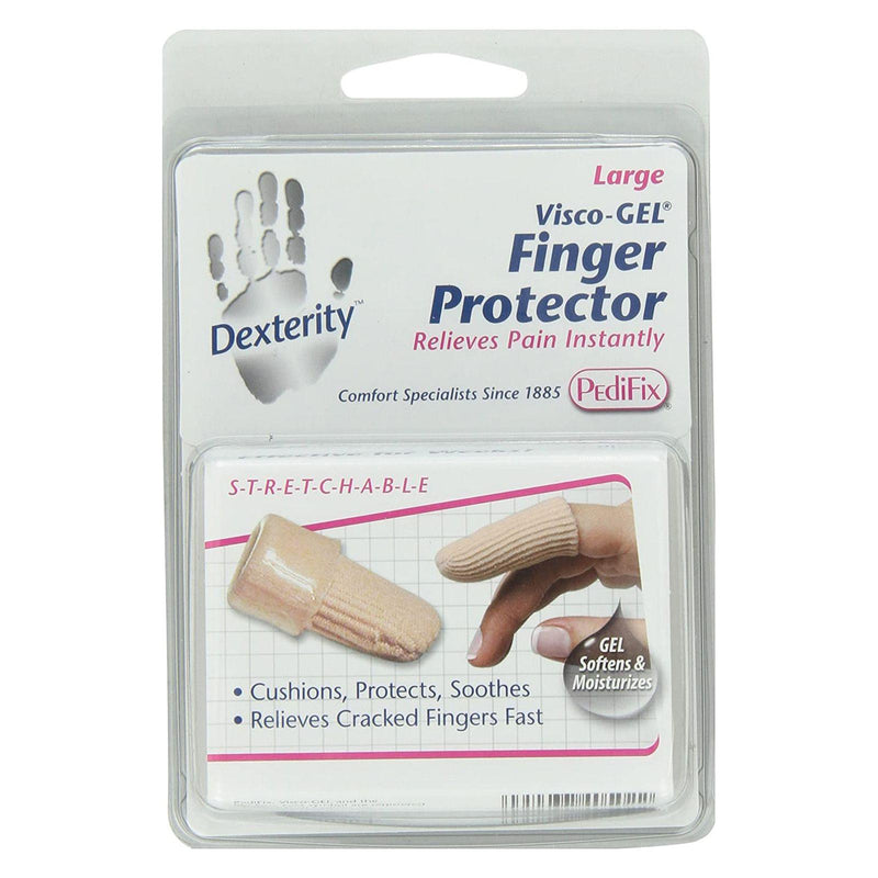 PediFix PediFix Visco Gel Finger Protection Digit Cap Large Each Foot Care Light Gray