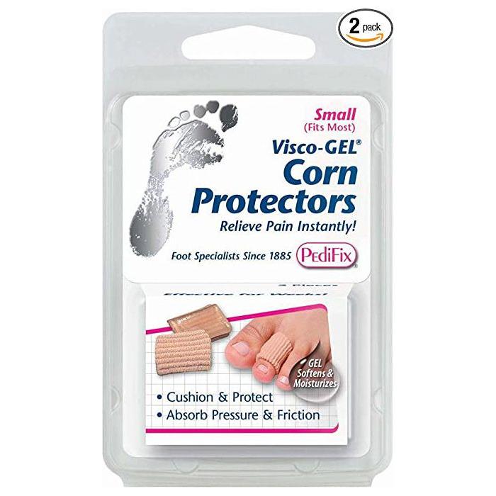 PediFix PediFix Visco-Gel Corn Protectors Small 2 Ct Corn Protectors Light Gray