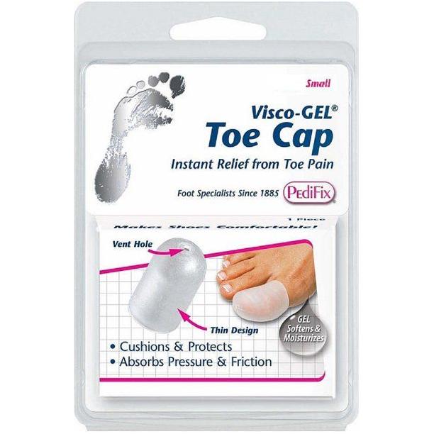 PediFix PediFix-Visco-Gel Toe Cap-Small Toe Cap Light Gray