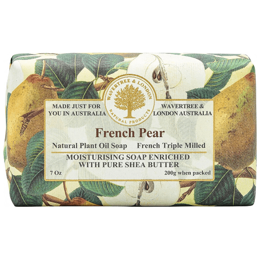 Wavertree & London Wavetree & London French Pear Soap 200g Bar Soap Light Gray