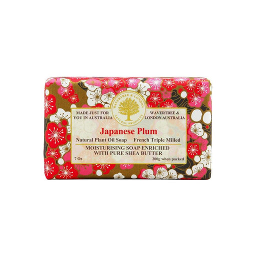 Wavertree & London Wavetree & London Japanese Plum  French Triple Milled Soap 7oz French Triple Milled Soap Light Gray