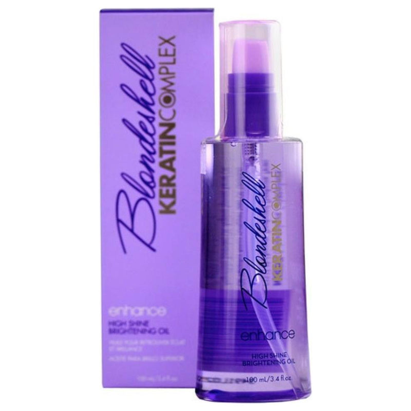 Keratin Complex Keratin Complex Blondeshell Enhance High Shine Brightening Oil 3.4 Oz Hair Oil Medium Purple