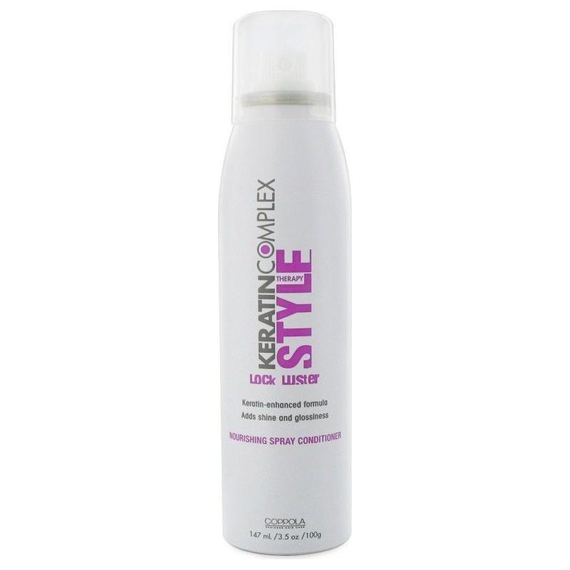Keratin Complex Keratin Complex Lock Luster Nourishing Spray Conditioner 3.5 oz Spray Conditioner Light Gray