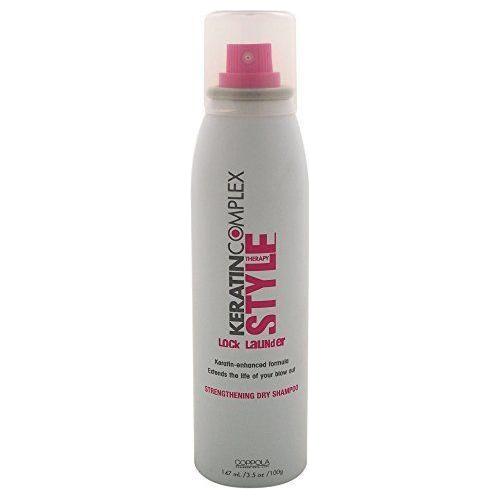 Keratin Complex Keratin Complex Style Therapy Lock Launder Strengthening Dry Shampoo 3.5 oz Dry Shampoo Dark Gray