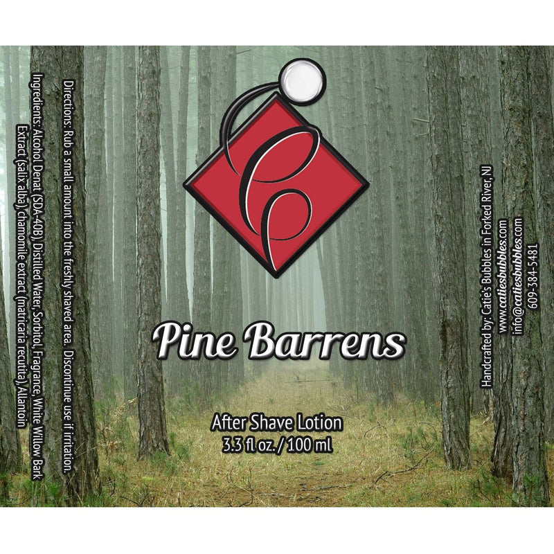 Catie's Bubbles Catie's Bubbles Pine Barrens Shaving Collection Shaving Set Dim Gray Aftershave 3.3oz