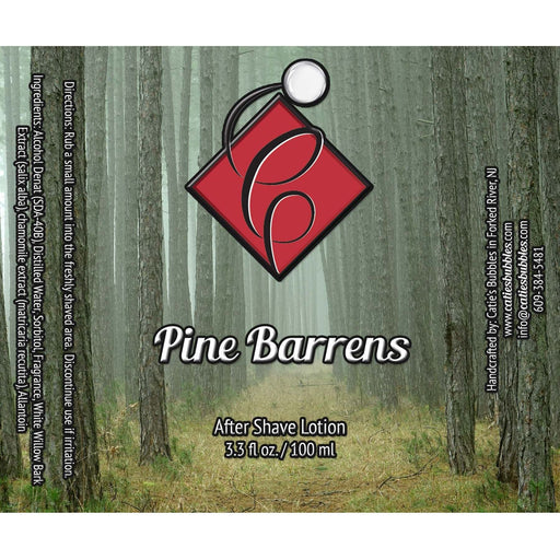 Catie's Bubbles Catie's Bubbles Pine Barrens Shaving Collection Shaving Set Dim Gray Aftershave 3.3oz