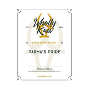WhollyKaw Wholly Kaw Pasha's Pride Shaving Collection Shaving Set Dark Slate Gray Aftershave Splash 4 oz
