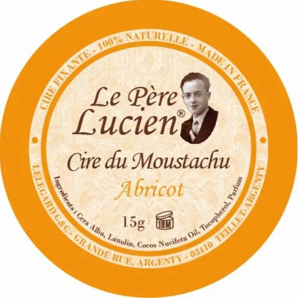 Le Pere Lucien Le Pere Lucien Apricot 100% Natural Mustache Wax 30Ml Mustache Wax Bisque