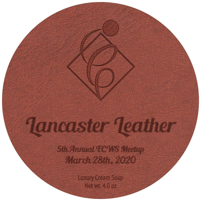 Catie's Bubbles Catie's Bubbles Lancaster Leather Shaving Collection Shaving Set Sienna Shaving Cream Soap 4oz
