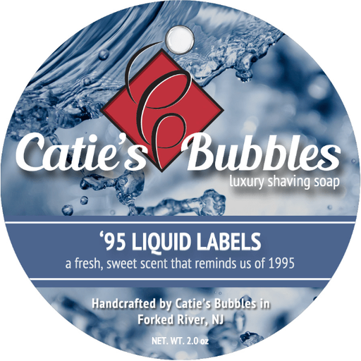 Catie's Bubbles Catie's Bubbles 95 Liquid Labels Shaving Collection Shaving Set Slate Gray Shaving Soap 4oz