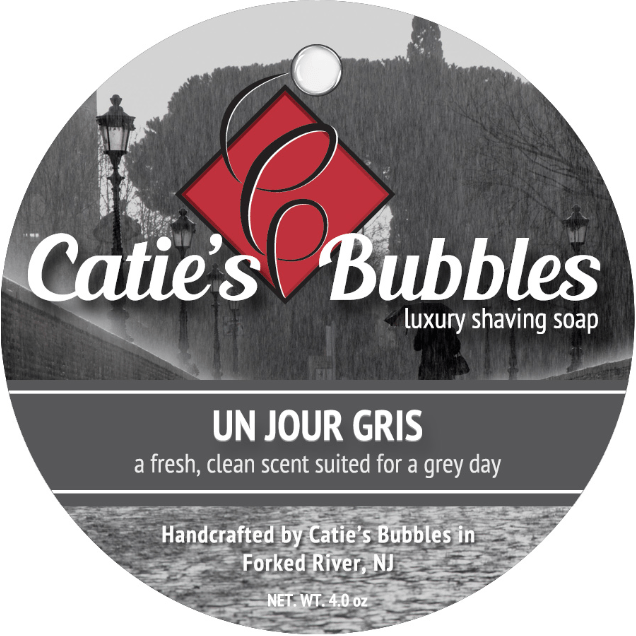 Catie's Bubbles Catie's Bubbles Un Jour Gris Shaving Collection Shaving Set Dark Slate Gray Shaving Soap 4oz