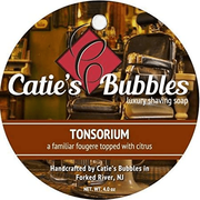 Catie's Bubbles Catie's Bubbles Tonsorium Shaving Collection Shaving Set Saddle Brown Shaving Soap 4oz