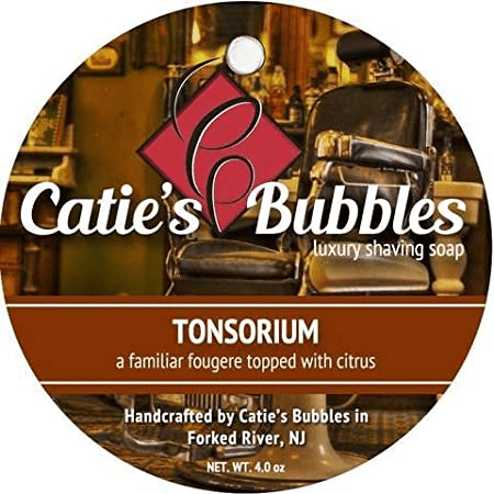 Catie's Bubbles Catie's Bubbles Tonsorium Shaving Collection Shaving Set Saddle Brown Shaving Soap 4oz