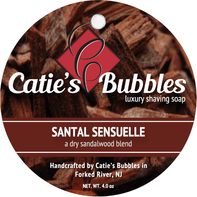 Catie's Bubbles Catie's Bubbles Santal Sensuelle Shaving Collection Shaving Set Saddle Brown Shaving Soap 4oz