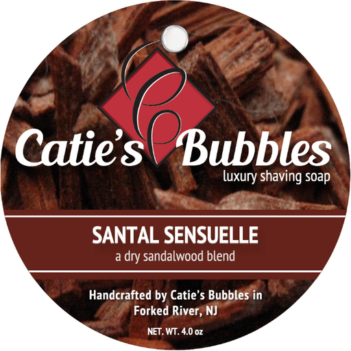 Catie's Bubbles Catie's Bubbles Santal Sensuelle Shaving Collection Shaving Set Saddle Brown Shaving Soap 4oz