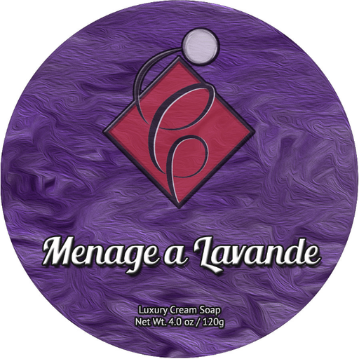 Catie's Bubbles Catie's Bubbles Menage a Lavande Shaving Collection Shaving Set Dark Slate Blue Shaving Soap 4oz
