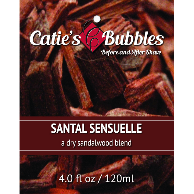 Catie's Bubbles Catie's Bubbles Santal Sensuelle Shaving Collection Shaving Set Black Aftershave 3.3oz