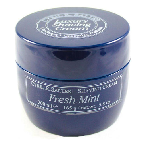 Cyril R. Salter Cyril R. Salter Fresh Mint Luxury Shaving Cream 5.8 Oz Shaving Cream Dim Gray