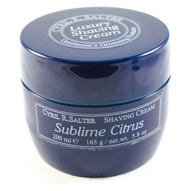 Cyril R. Salter Cyril R. Salter Sublime Citrus Luxury Shaving Cream 5.8 Oz Shaving & Grooming Dim Gray