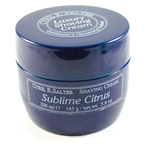 Cyril R. Salter Cyril R. Salter Sublime Citrus Luxury Shaving Cream 5.8 Oz Shaving & Grooming Dim Gray
