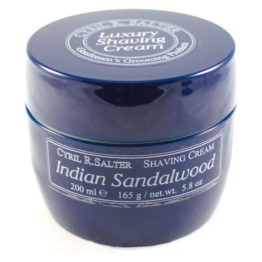Cyril R. Salter Cyril R. Salter Indian Sandalwood Luxury Shaving Cream 5.8 Oz Shaving Cream Dim Gray