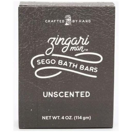 Zingari Man Zingari Man Unscented Sego Bath Bar 4 Oz Bath Bar Dim Gray