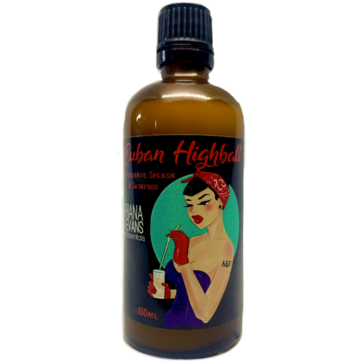 Ariana & Evans Ariana & Evans Cuban Highball Shaving Collection Shaving Set Dark Slate Gray Aftershave Splash 100ml