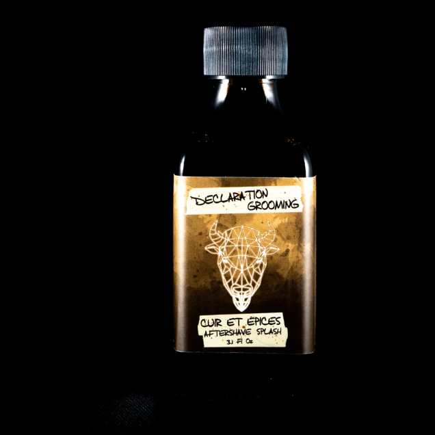 Declaration Grooming Declaration Grooming Cuir et Epices Aftershave Splash 3 Oz Aftershave Splash Black