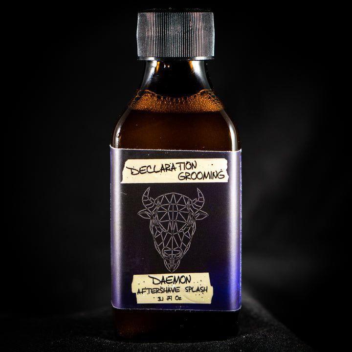 Declaration Grooming Declaration Grooming Daemon Shaving Collection Shaving Set Black Aftershave Splash 3.1 oz