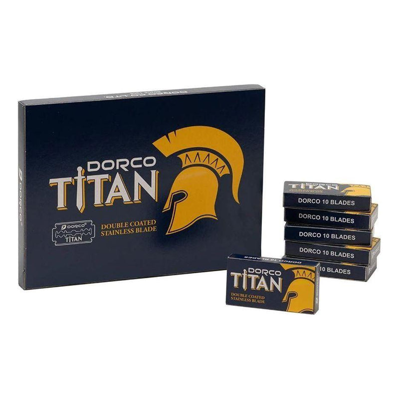 Dorco Dorco Titan Double Edge Razor Blades - 10x10 Pack Razor Blades Dark Slate Gray