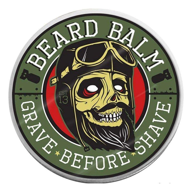 Grave Before Shave Grave Before Shave Beard Balm Original 2 Oz Beard Balm Dark Olive Green