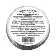 Fisticuffs Fisticuffs Original Hold "OG" Scent Mustache Wax 1 Oz. Tin Shaving & Grooming Dark Slate Gray