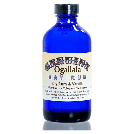 Ogallala Ogallala Bay Rum & Vanilla Pre Shave - After Shave - Skin Toner 8 Oz After Shave Medium Blue