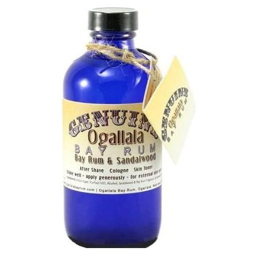 Ogallala Ogallala Bay Rum & Sandalwood Double Strength Pre Shave - After Shave - Skin Toner 8 Oz Pre-Shave After Shave - Skin Toner Dark Slate Blue