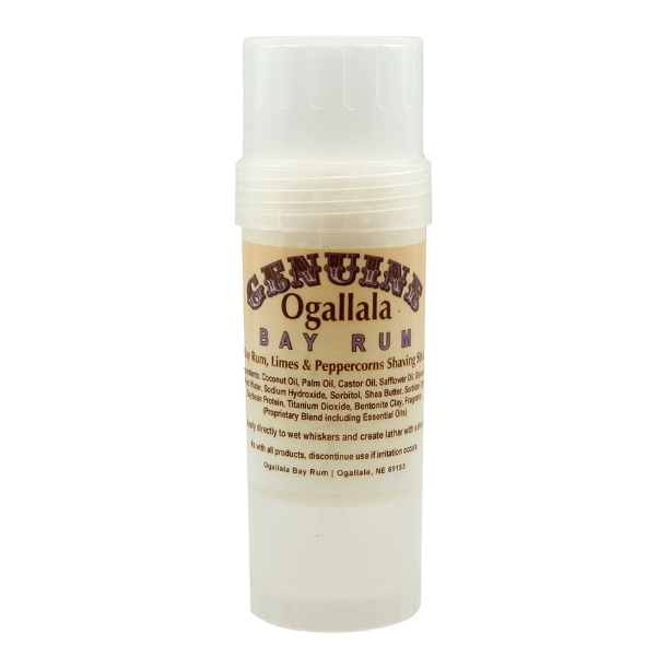 Ogallala Ogallala Bay Rum, Limes & Peppercorns Shaving Stick 2.5 Oz Shaving Stick Light Gray
