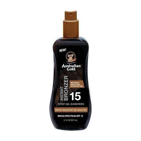 Australian Gold Australian Gold SPF 15 Spray Gel with Bronzer 8 Oz Sunscreen Gray