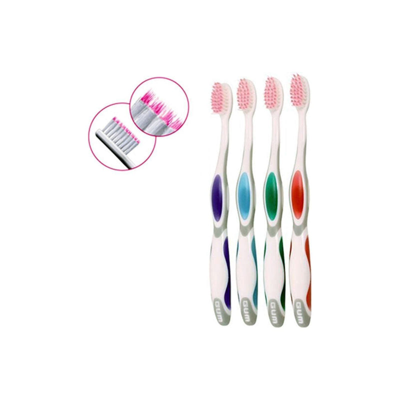 Gum GUM SensiVital 509 Ultra Soft Toothbrush (Assorted Colors) Toothbrush Light Gray