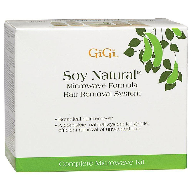 GiGi Gigi Soy Natural Microwave Formula Hair Removal System - Wax Kit Hair Removal System Beige