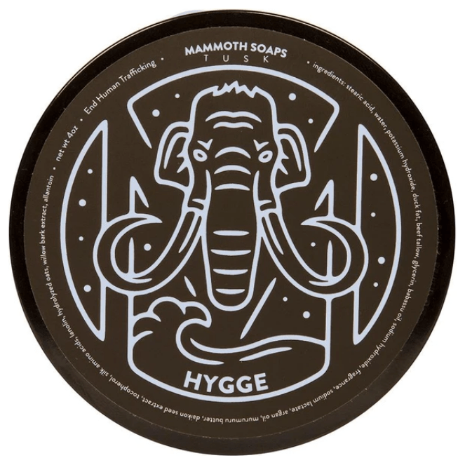 House of Mammoth House of Mammoth Hygge Shaving Collection Shaving Set Dark Slate Gray Shaving Soap 4 oz