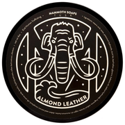 House of Mammoth House of Mammoth Almond Leather Shaving Collection Shaving Set Antique White Shaving Soap 4oz