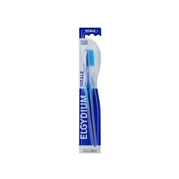 Elgydium Elgydium Classic Toothbrush Hard Assorted Colors Toothbrush Light Gray