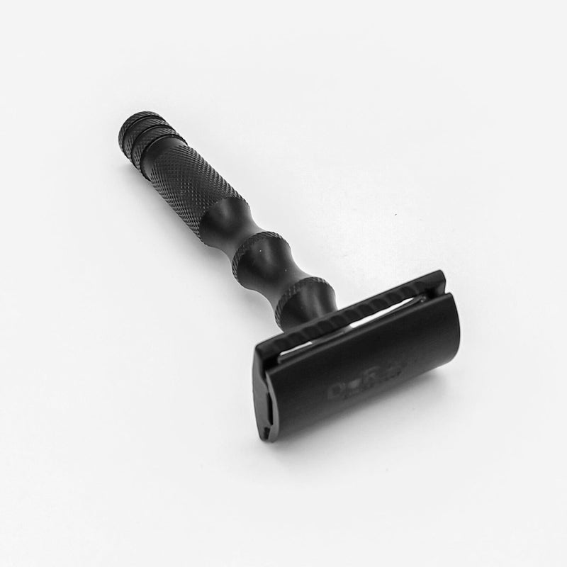 Dural Dural Stanway Black Double Edge Safety Razor + Pouch Safety Razor White Smoke