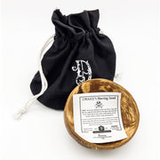 Darwin Shaving Darwin Shaving Coconut Lathering Bowl + Pouch Shaving Bowl White Smoke