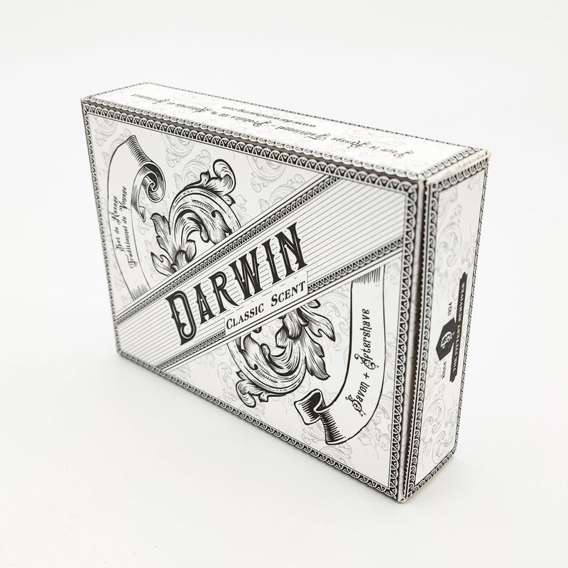 Darwin Shaving Darwin Shaving Classic Travel Shaving Set Shaving Cream 15g + Aftershave 20ml Shaving Set White Smoke