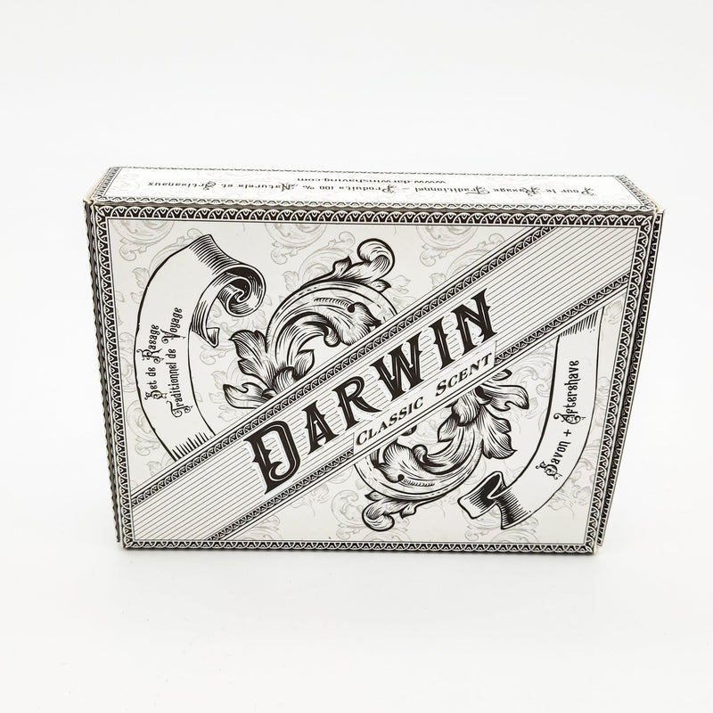 Darwin Shaving Darwin Shaving Classic Travel Shaving Set Shaving Cream 15g + Aftershave 20ml Shaving Set White Smoke