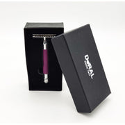 Dural Dural Heavy Stroud Head Double Edge Safety Razor Duty Purple + Pouch Safety Razor White Smoke