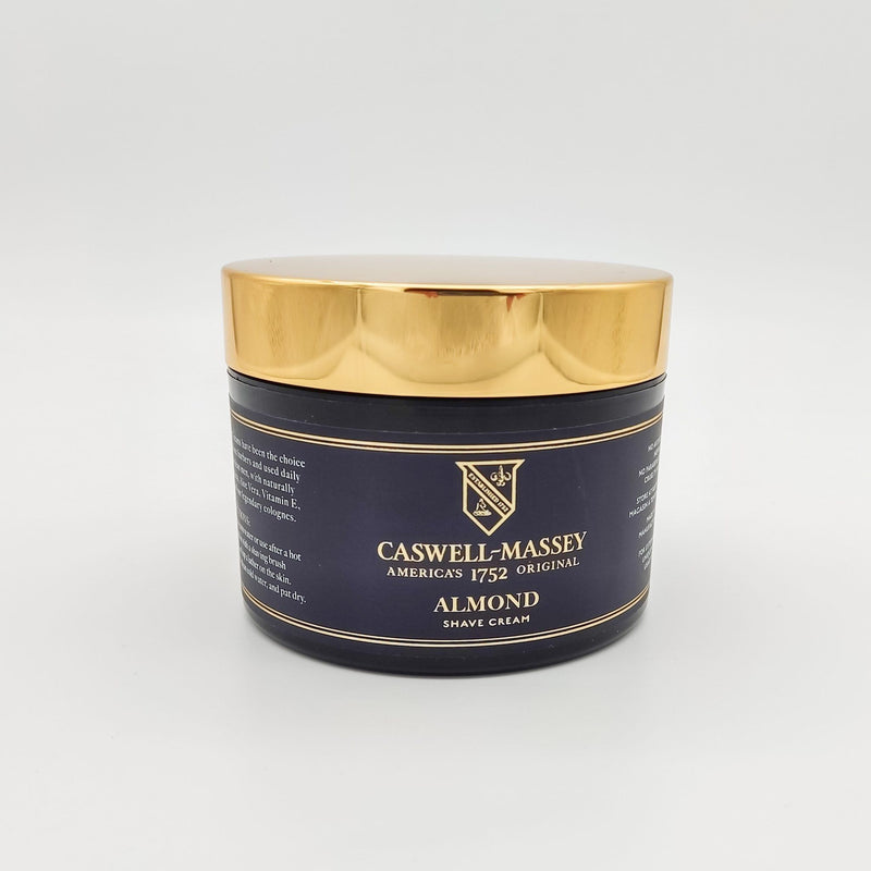 Caswell Massey Caswell-Massey Almond Shave Soap/Cream Collection Shaving soap & Cream Light Gray 5.2 oz / Shaving Soap,8 oz / Shaving Cream,3.3 oz / Shaving Soap Refill,3.3 oz / Shaving Soap With Bowl,3.3 oz / Shaving Soap Wooden Bowl